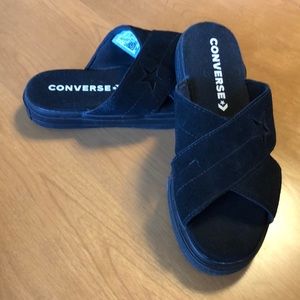 Converse black shade sandals